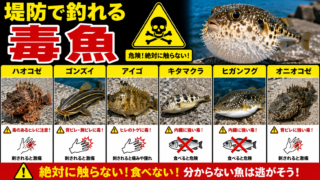 【要注意】よく釣れる毒を持ってる魚10選！危険な魚と対処法まとめ