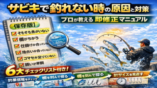 サビキで釣れない時の原因と対策【保存版】プロが教える即修正マニュアル