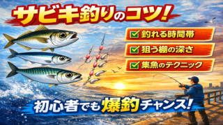 サビキ釣りで魚を釣る方法|初心者でも釣れる棚・時間帯・コツを徹底解説
