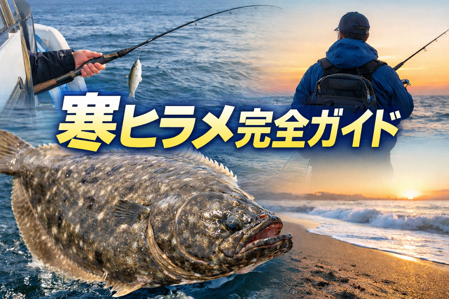 寒ビラメ｜釣り方・時期・ポイントを実釣目線で徹底解説