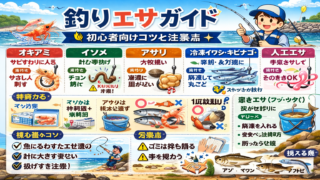 初心者必見！釣りのエサの種類と針への付け方完全ガイド