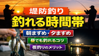 堤防釣りで釣れる時間帯｜朝まずめ・夕まずめが最強な理由