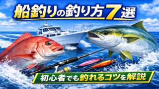 船釣りの釣り方7選｜初心者でも釣れるコツとおすすめ釣法を解説