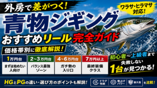 【2026年版】外房青物ジギング|価格帯別おすすめリール完全ガイド(初心者〜上級者)